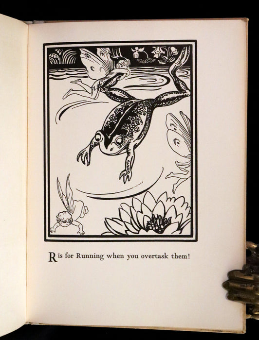 1933 Scarce First Edition - The Fairy Alphabet as Used by Merlin illustrated by Elizabeth MacKinstry.