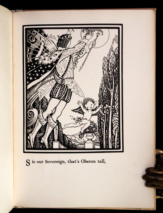 1933 Scarce First Edition - The Fairy Alphabet as Used by Merlin illustrated by Elizabeth MacKinstry.