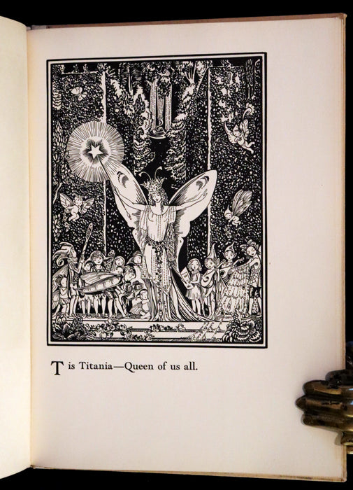 1933 Scarce First Edition - The Fairy Alphabet as Used by Merlin illustrated by Elizabeth MacKinstry.