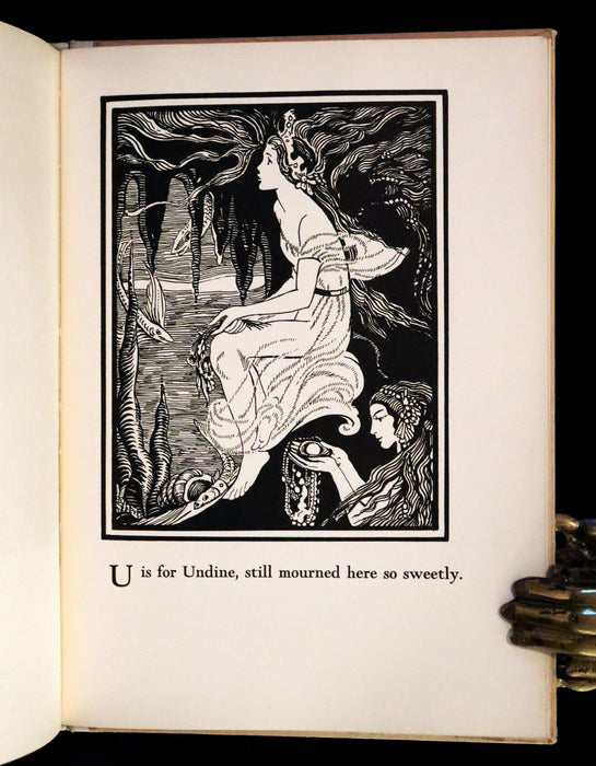 1933 Scarce First Edition - The Fairy Alphabet as Used by Merlin illustrated by Elizabeth MacKinstry.