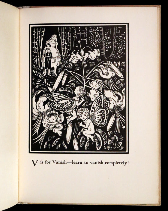 1933 Scarce First Edition - The Fairy Alphabet as Used by Merlin illustrated by Elizabeth MacKinstry.