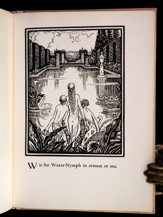 1933 Scarce First Edition - The Fairy Alphabet as Used by Merlin illustrated by Elizabeth MacKinstry.