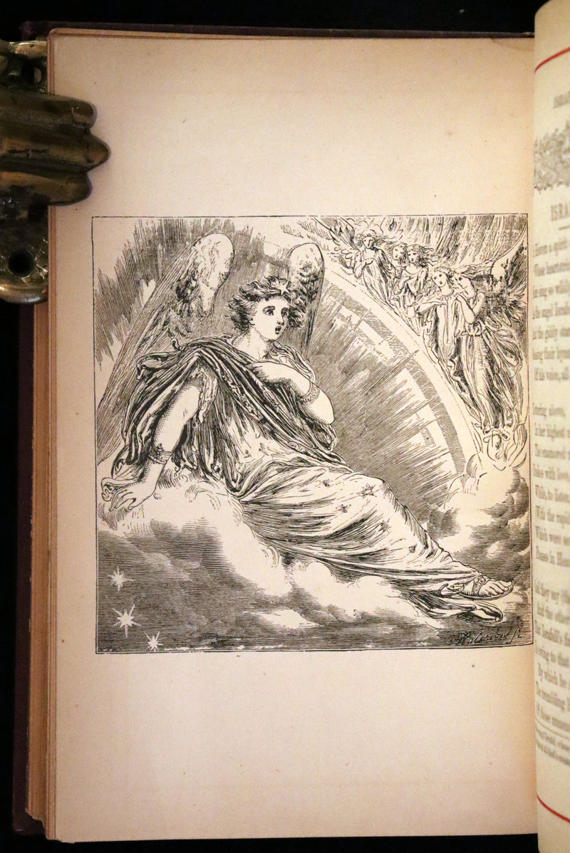 1881 Rare Book - Poems of Edgar Allan Poe including The Raven, Lenore, Ulalume,...