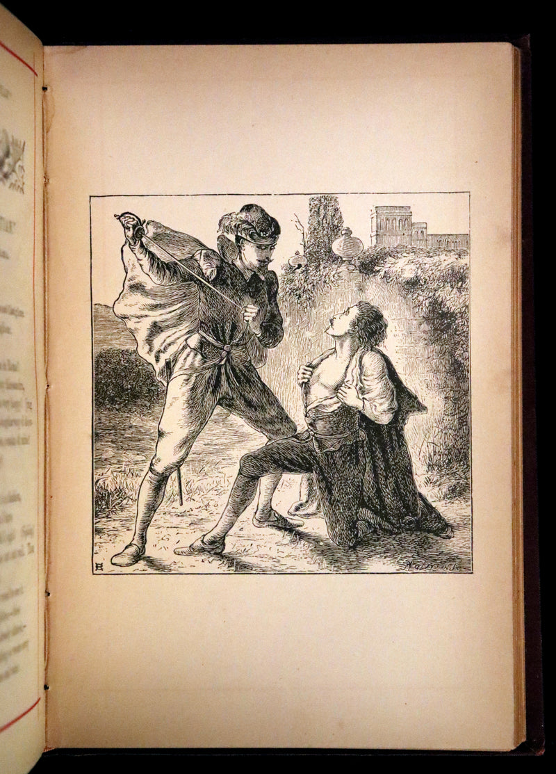 1881 Rare Book - Poems of Edgar Allan Poe including The Raven, Lenore, Ulalume,...