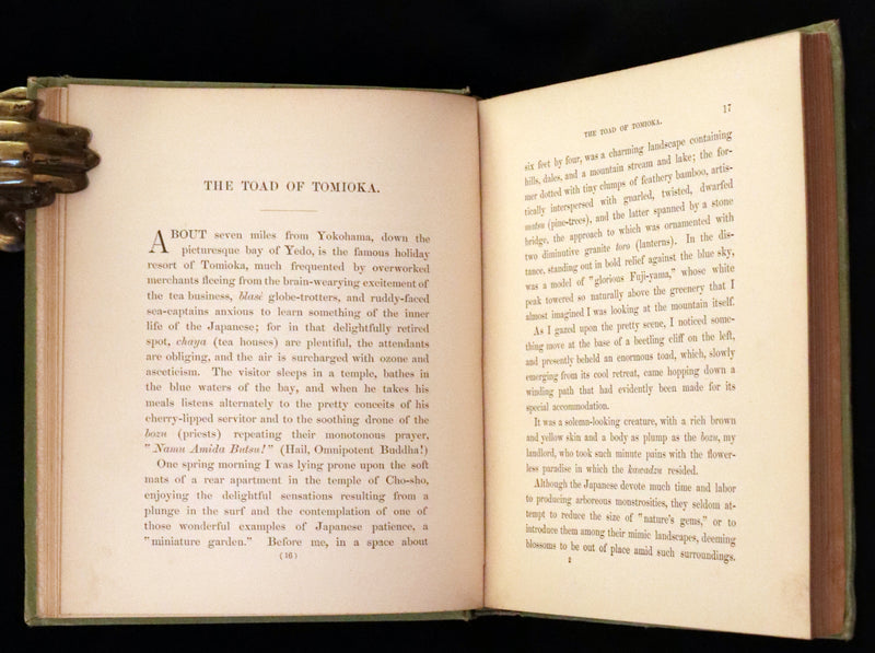 1883 Rare Signed First Edition ~ The Golden Lotus and Other Legends of Japan by Edward Greey.