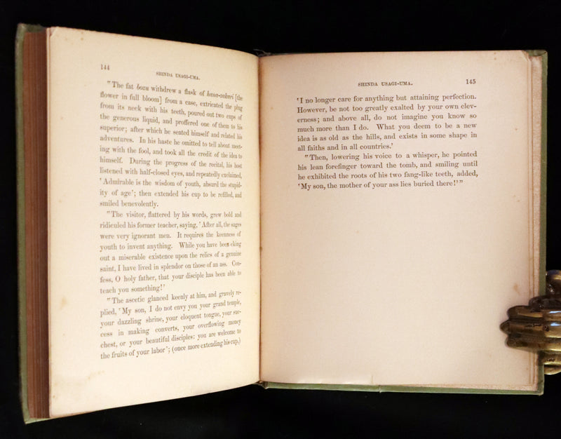 1883 Rare Signed First Edition ~ The Golden Lotus and Other Legends of Japan by Edward Greey.