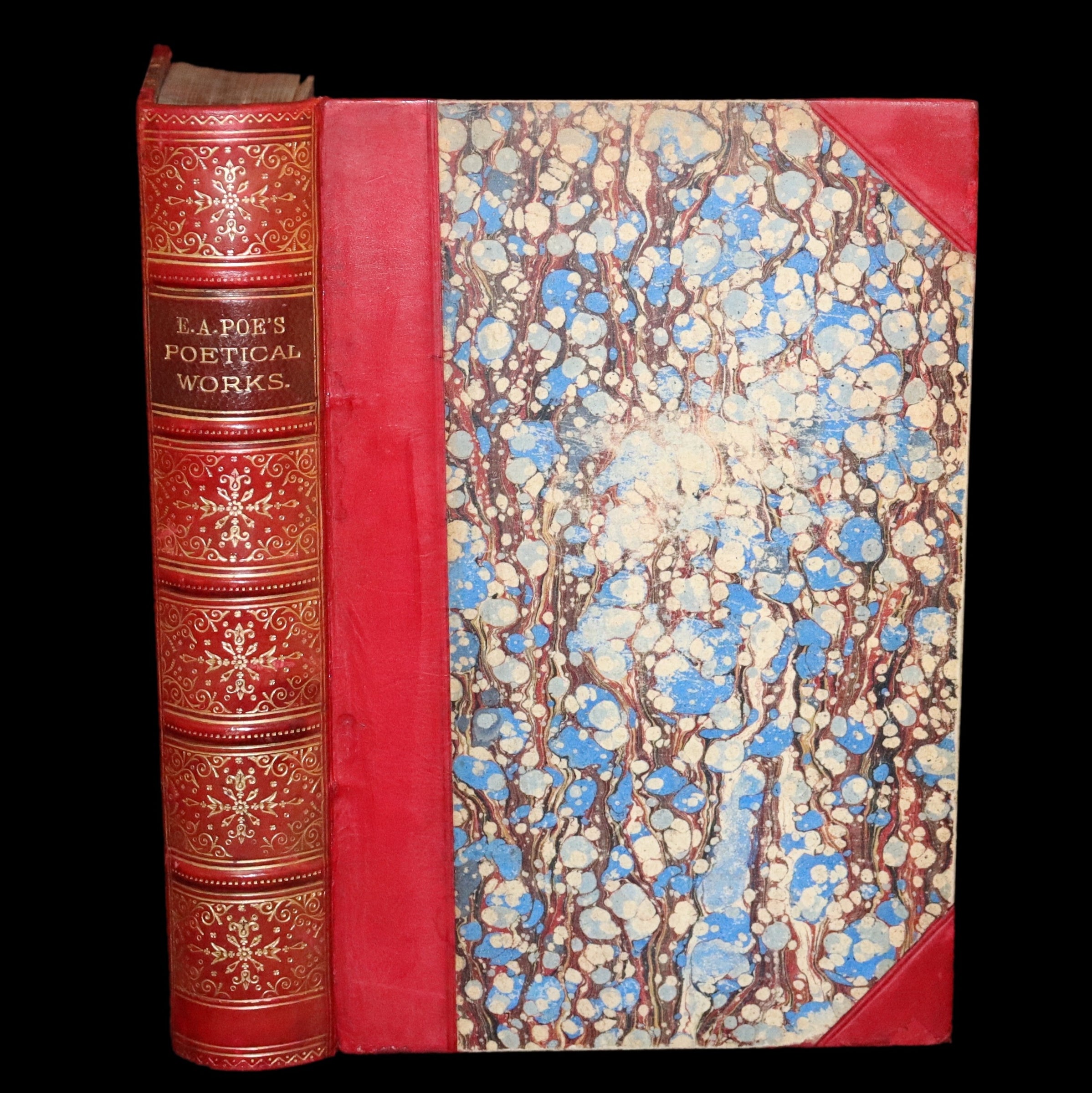 1890 Rare Book - Poems by Edgar Allan Poe including The Raven, Annabel ...