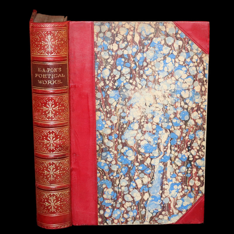 1890 Rare Book - Poems by Edgar Allan Poe including The Raven, Annabel Lee, and many more.