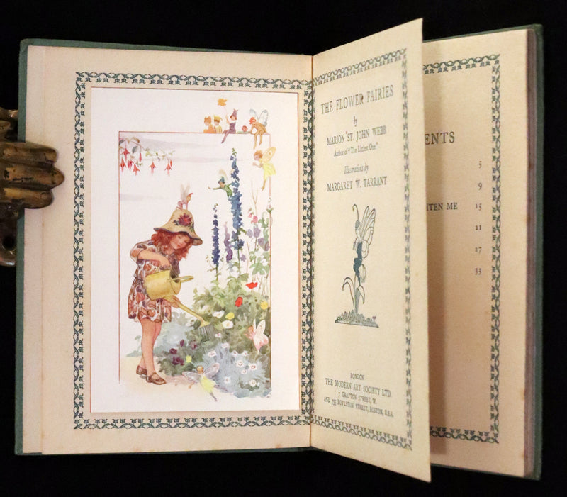 1923 First Edition -The Flower Fairies by Marion St John Webb illustrated by Margaret Winifred Tarrant.