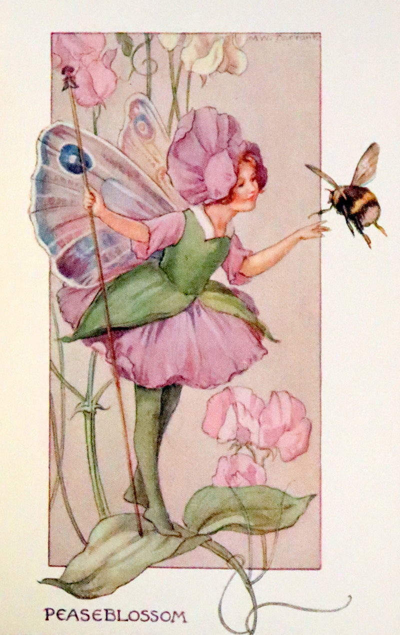1923 First Edition -The Flower Fairies by Marion St John Webb illustrated by Margaret Winifred Tarrant.