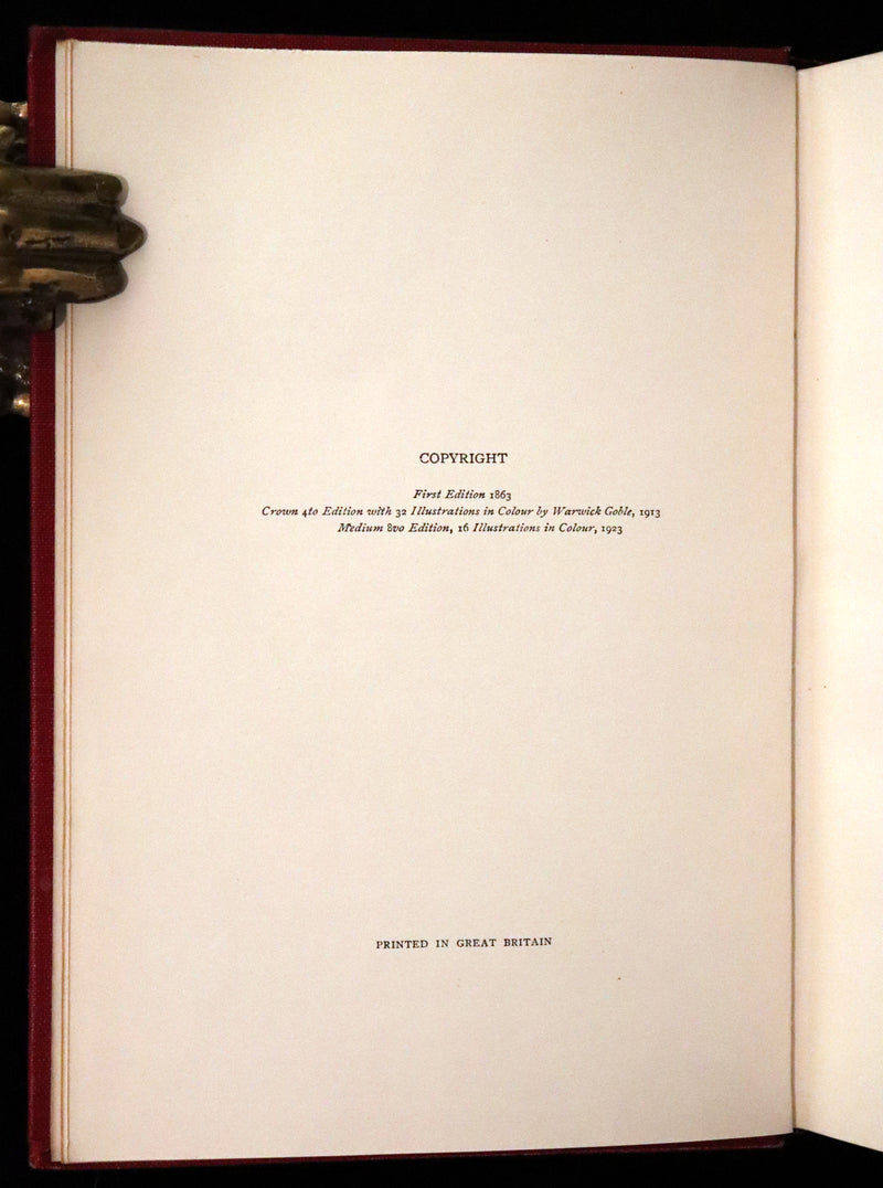 1923 Rare 1st Octavo Edition - The Fairy Book by Dinah Craik Illustrated by Warwick Goble.