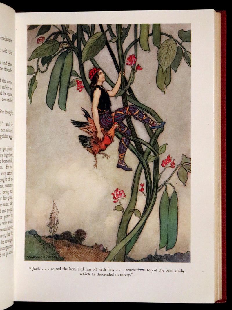 1923 Rare 1st Octavo Edition - The Fairy Book by Dinah Craik Illustrated by Warwick Goble.