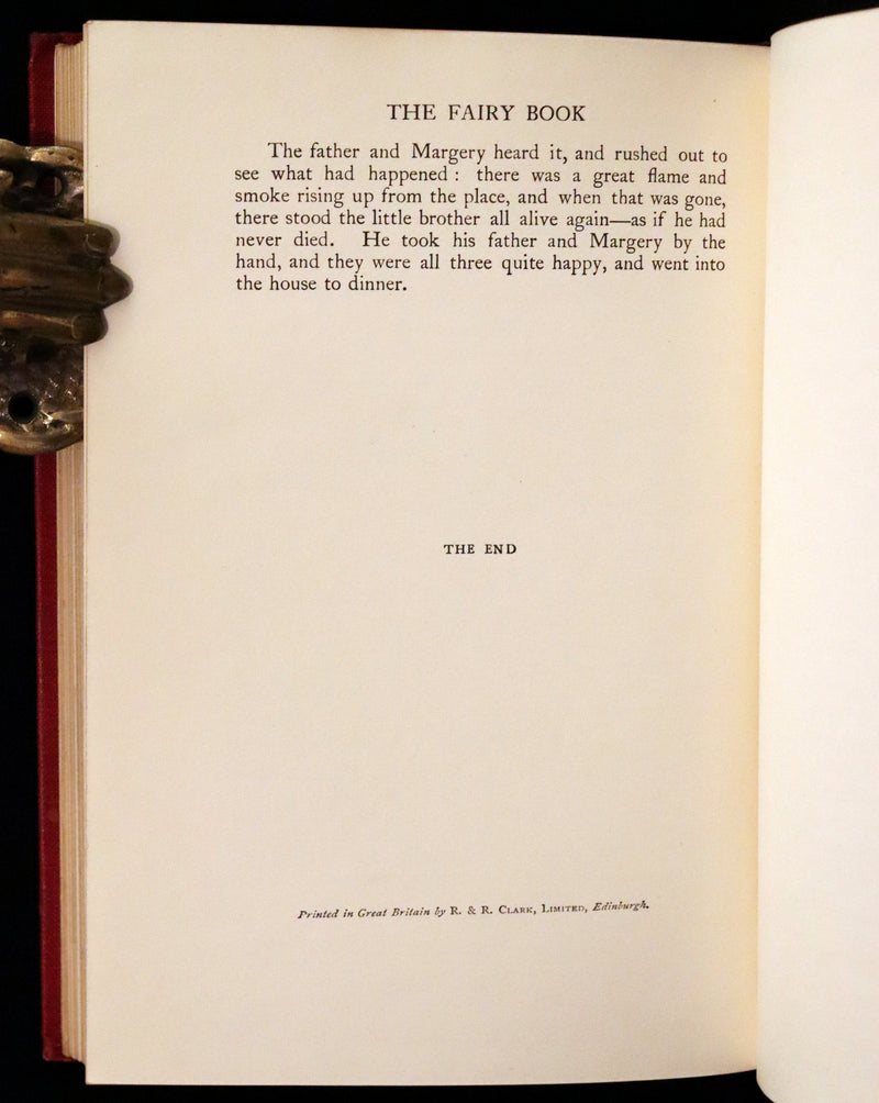 1923 Rare 1st Octavo Edition - The Fairy Book by Dinah Craik Illustrated by Warwick Goble.