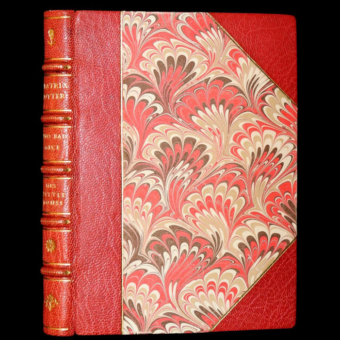 1973 Exquisite Asprey Binding - The Tale of Two Bad Mice and The Tale of Mrs. Tittlemouse by Beatrix Potter.