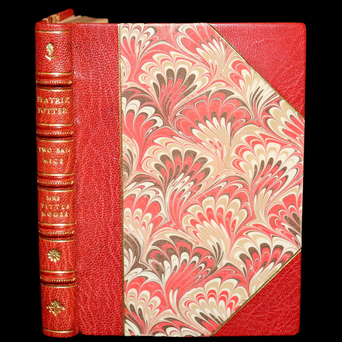 1973 Exquisite Asprey Binding - The Tale of Two Bad Mice and The Tale of Mrs. Tittlemouse by Beatrix Potter.