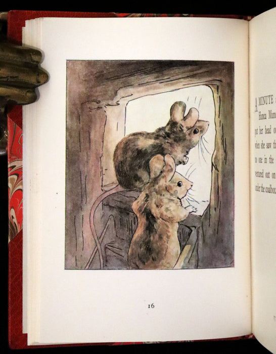 1973 Exquisite Asprey Binding - The Tale of Two Bad Mice and The Tale of Mrs. Tittlemouse by Beatrix Potter.