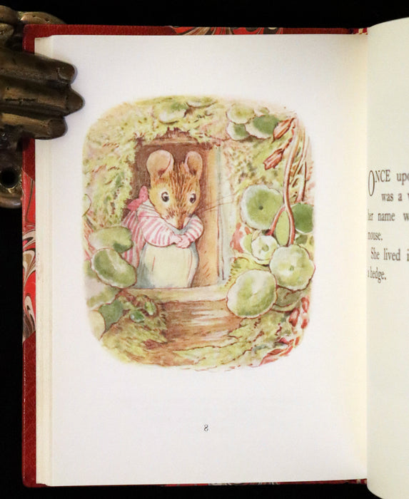 1973 Exquisite Asprey Binding - The Tale of Two Bad Mice and The Tale of Mrs. Tittlemouse by Beatrix Potter.