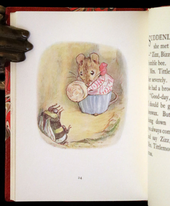 1973 Exquisite Asprey Binding - The Tale of Two Bad Mice and The Tale of Mrs. Tittlemouse by Beatrix Potter.