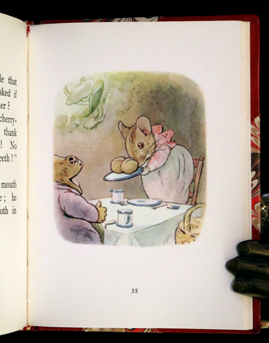 1973 Exquisite Asprey Binding - The Tale of Two Bad Mice and The Tale of Mrs. Tittlemouse by Beatrix Potter.