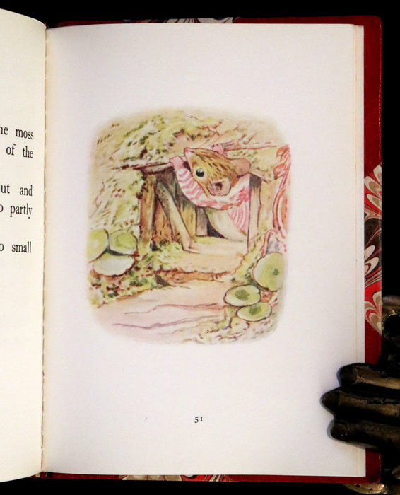 1973 Exquisite Asprey Binding - The Tale of Two Bad Mice and The Tale of Mrs. Tittlemouse by Beatrix Potter.