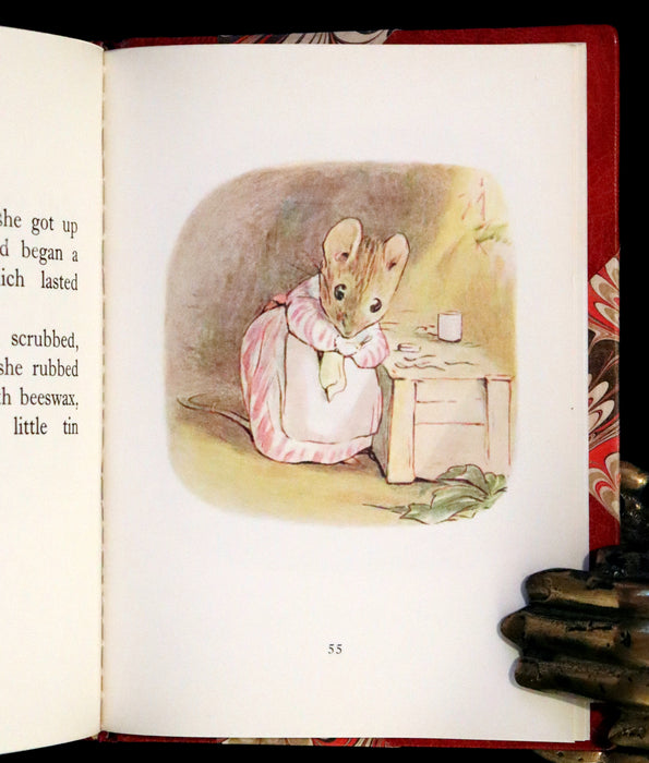 1973 Exquisite Asprey Binding - The Tale of Two Bad Mice and The Tale of Mrs. Tittlemouse by Beatrix Potter.