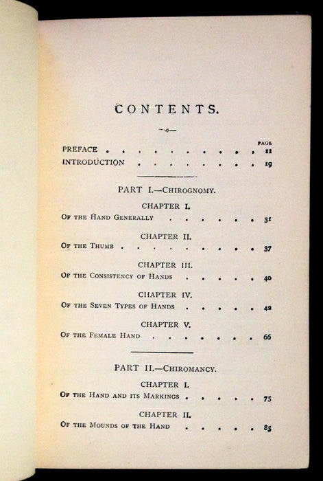 1888 Scarce Book - Chiromancy, The Science of Palmistry by Henry Frith and Edward Heron Allen.