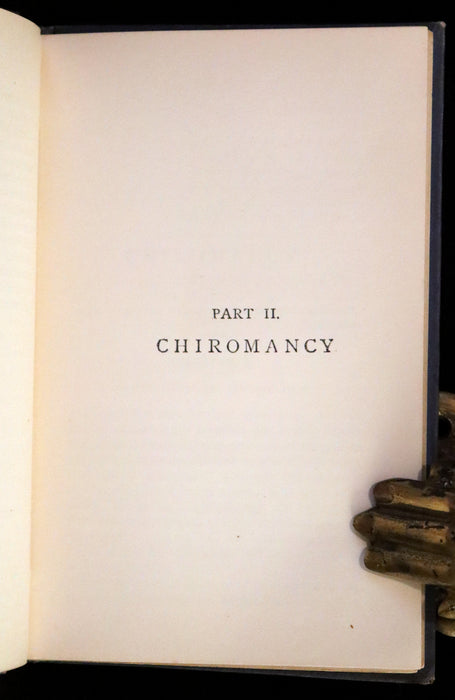 1888 Scarce Book - Chiromancy, The Science of Palmistry by Henry Frith and Edward Heron Allen.