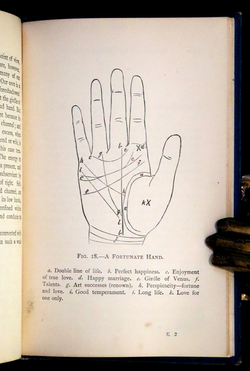1888 Scarce Book - Chiromancy, The Science of Palmistry by Henry Frith and Edward Heron Allen.