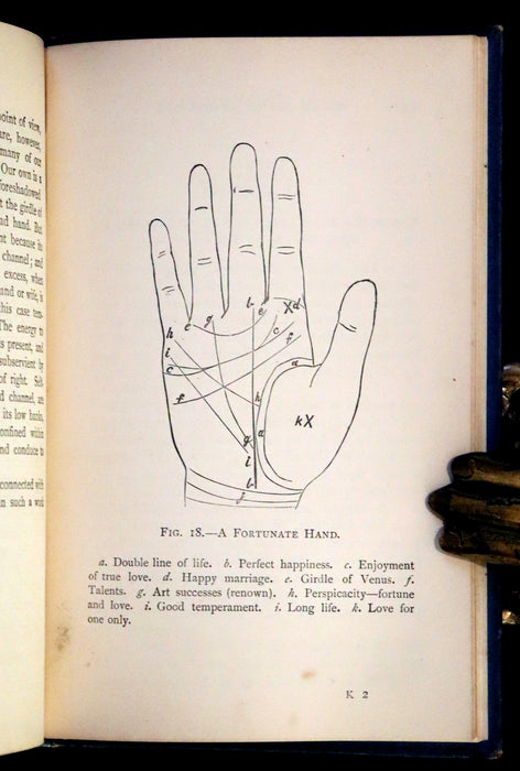 1888 Scarce Book - Chiromancy, The Science of Palmistry by Henry Frith and Edward Heron Allen.