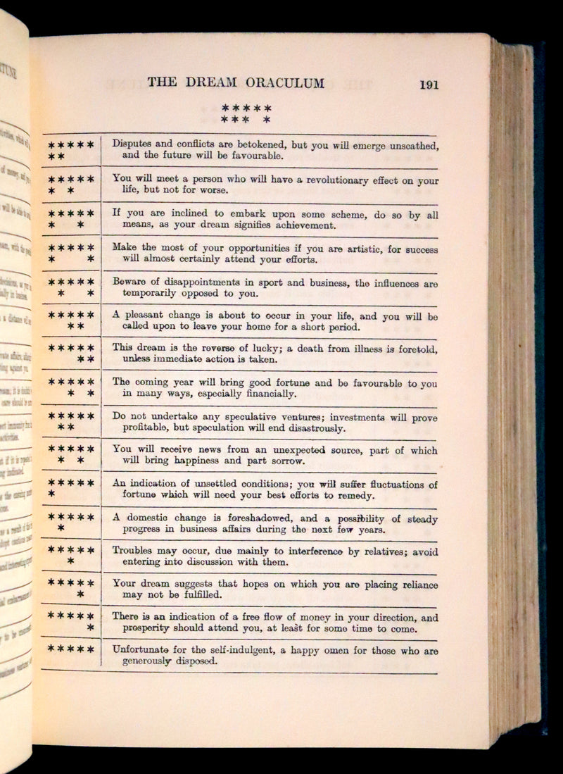 1935 Rare Book - The Complete Book of Fortune A Comprehensive Survey Of The Occult Sciences & Other Methods Of Divination.