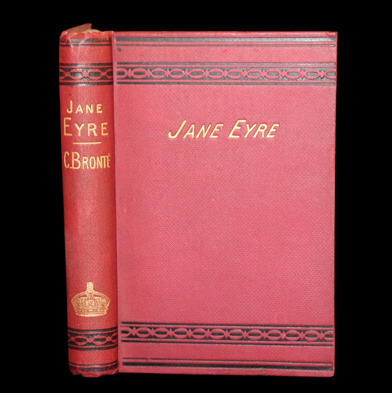 1895 Rare Victorian Edition - Jane Eyre. An Autobiography by Currer Bell (Charlotte Brontë).