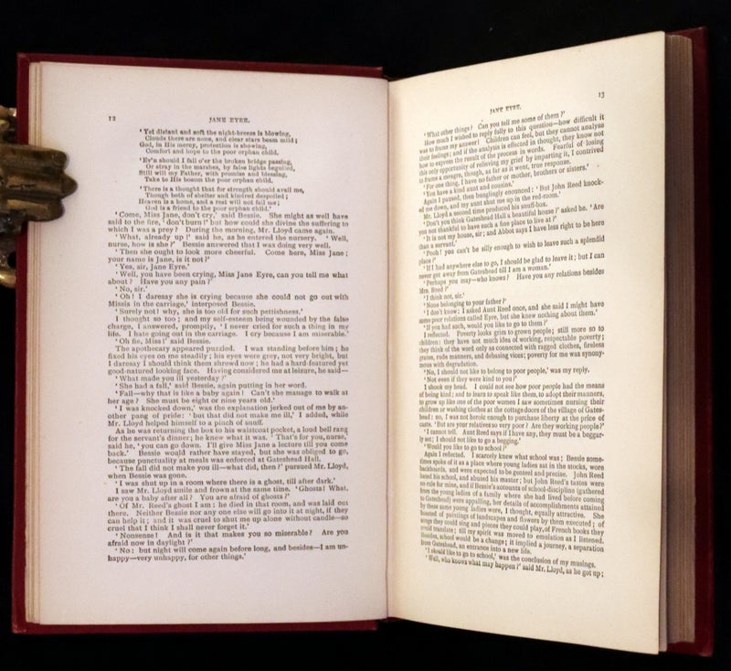 1895 Rare Victorian Edition - Jane Eyre. An Autobiography by Currer Bell (Charlotte Brontë).