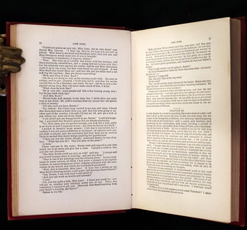 1895 Rare Victorian Edition - Jane Eyre. An Autobiography by Currer Bell (Charlotte Brontë).