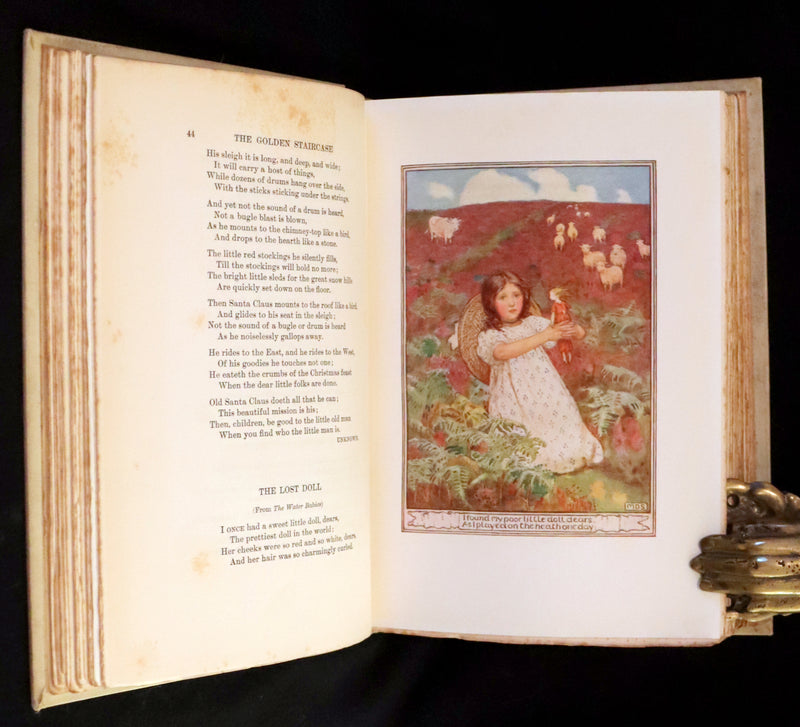 1906 Rare First Edition - The Golden Staircase by  Louey Chisholm and illustrated by M. Dibdin Spooner.