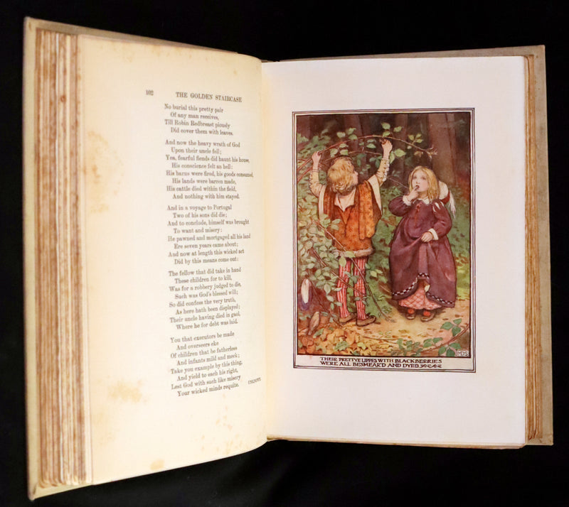 1906 Rare First Edition - The Golden Staircase by  Louey Chisholm and illustrated by M. Dibdin Spooner.