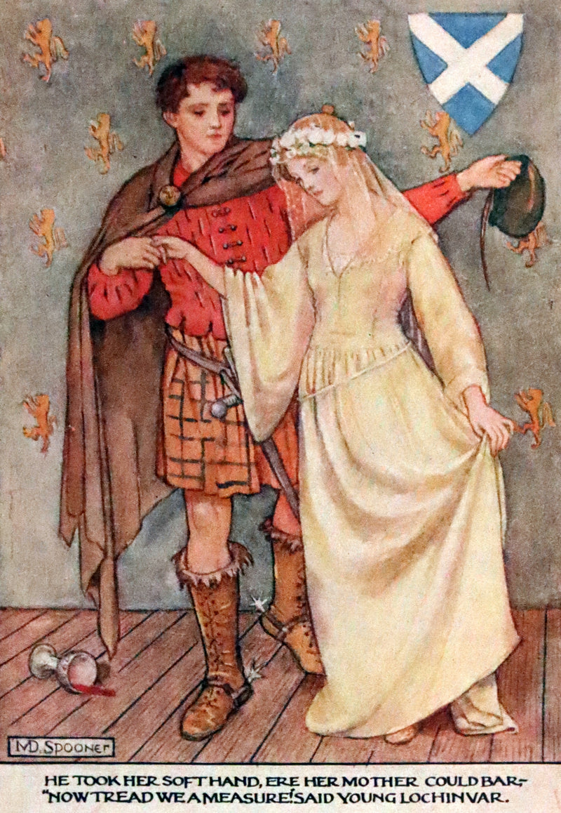 1906 Rare First Edition - The Golden Staircase by  Louey Chisholm and illustrated by M. Dibdin Spooner.
