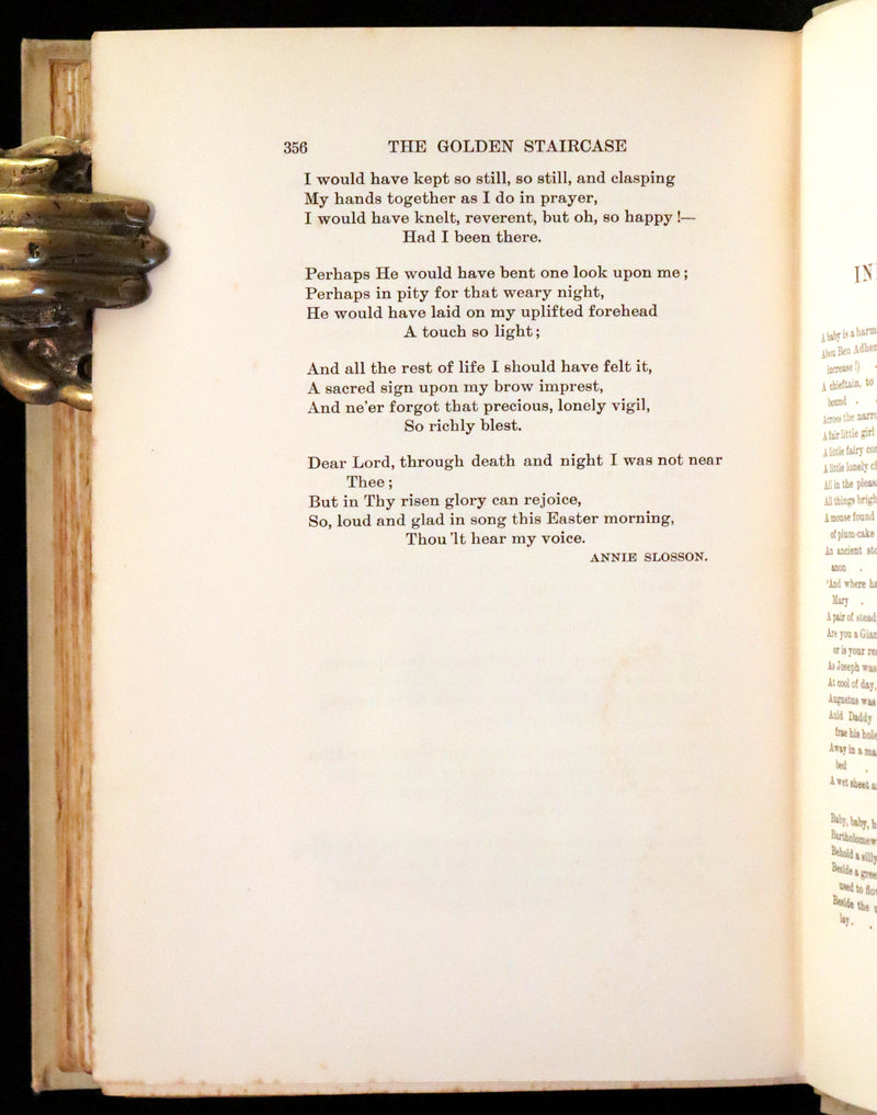 1906 Rare First Edition - The Golden Staircase by  Louey Chisholm and illustrated by M. Dibdin Spooner.