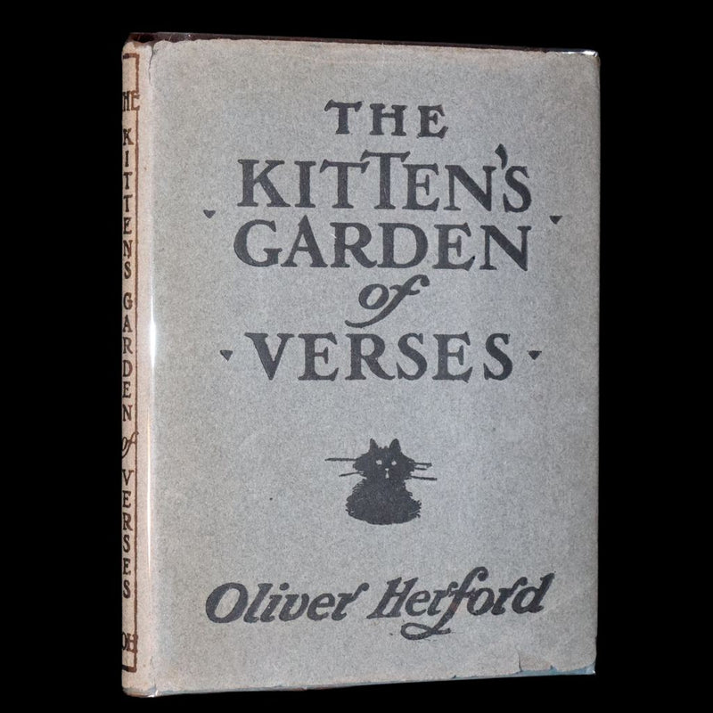 1911 Scarce First Edition with Dustjacket - The Kitten's Garden of Verses by Oliver Herford.