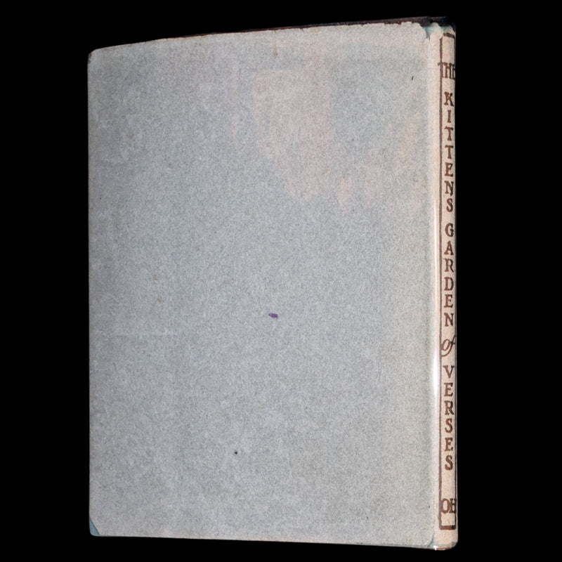 1911 Scarce First Edition with Dustjacket - The Kitten's Garden of Verses by Oliver Herford.