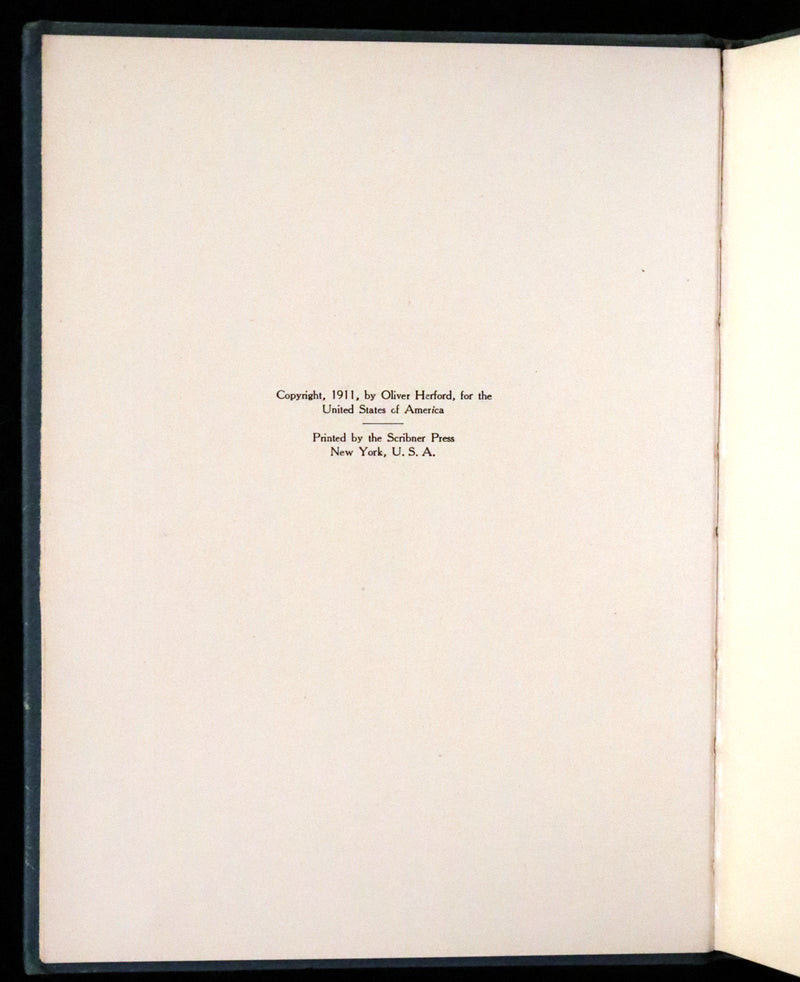 1911 Scarce First Edition with Dustjacket - The Kitten's Garden of Verses by Oliver Herford.