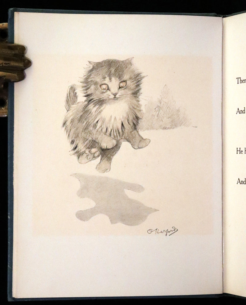 1911 Scarce First Edition with Dustjacket - The Kitten's Garden of Verses by Oliver Herford.