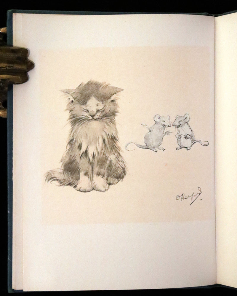 1911 Scarce First Edition with Dustjacket - The Kitten's Garden of Verses by Oliver Herford.
