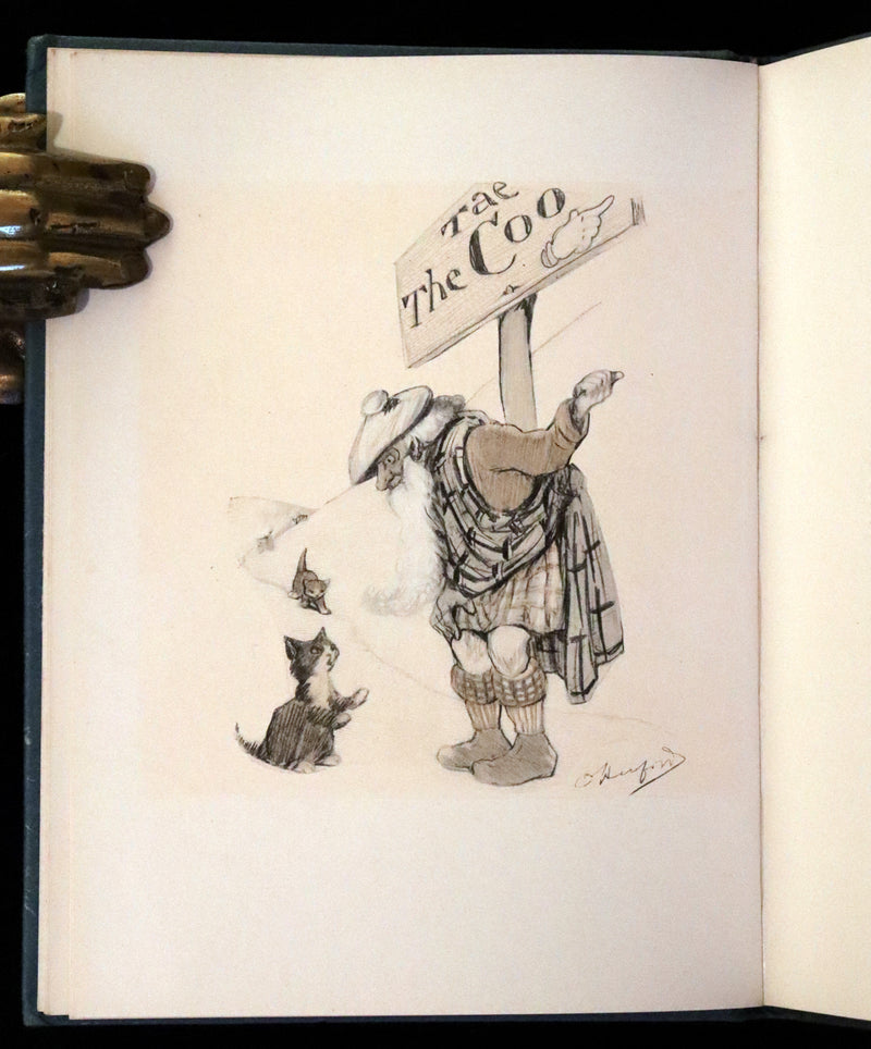 1911 Scarce First Edition with Dustjacket - The Kitten's Garden of Verses by Oliver Herford.