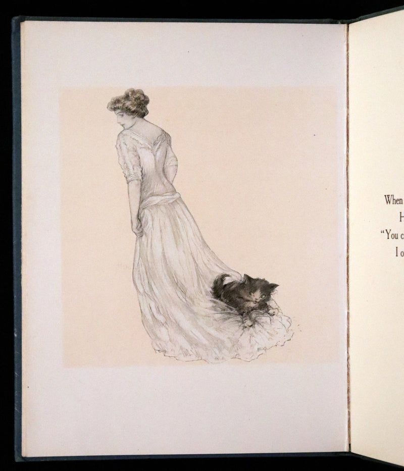 1911 Scarce First Edition with Dustjacket - The Kitten's Garden of Verses by Oliver Herford.