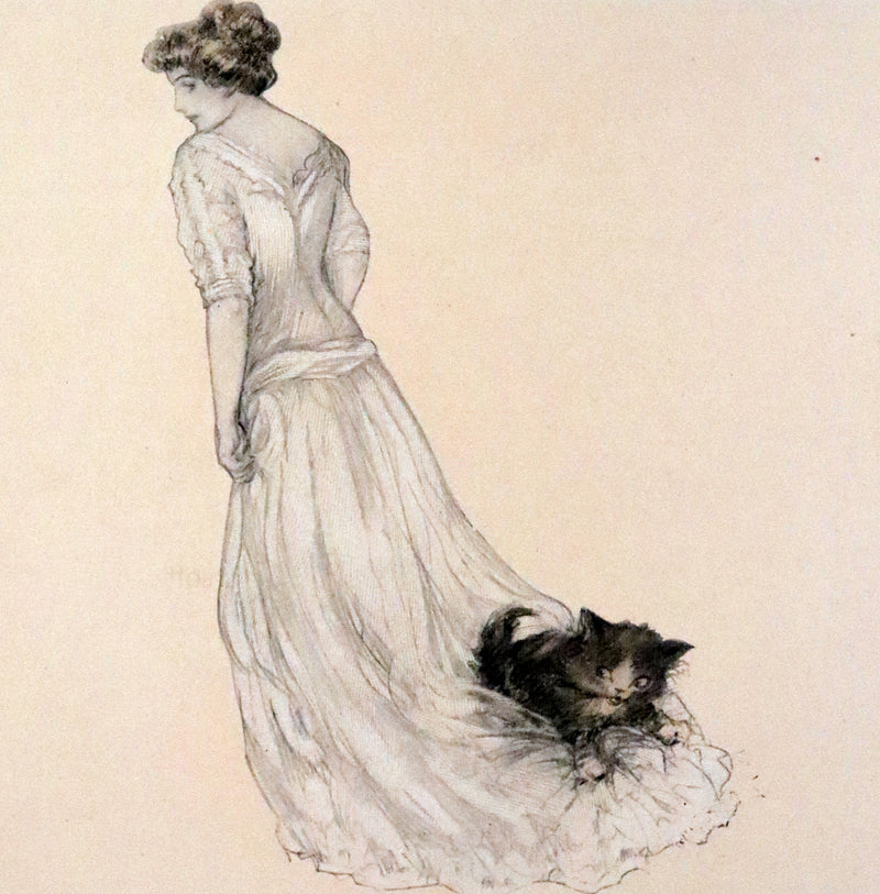 1911 Scarce First Edition with Dustjacket - The Kitten's Garden of Verses by Oliver Herford.