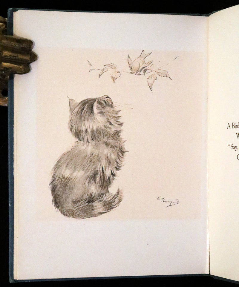 1911 Scarce First Edition with Dustjacket - The Kitten's Garden of Verses by Oliver Herford.