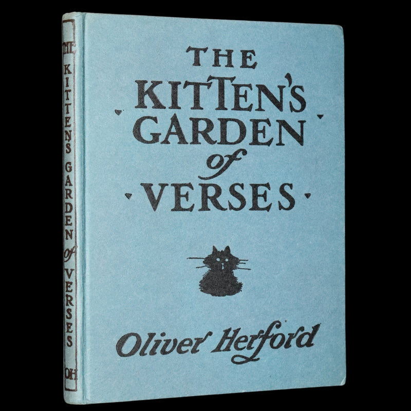 1911 Scarce First Edition with Dustjacket - The Kitten's Garden of Verses by Oliver Herford.