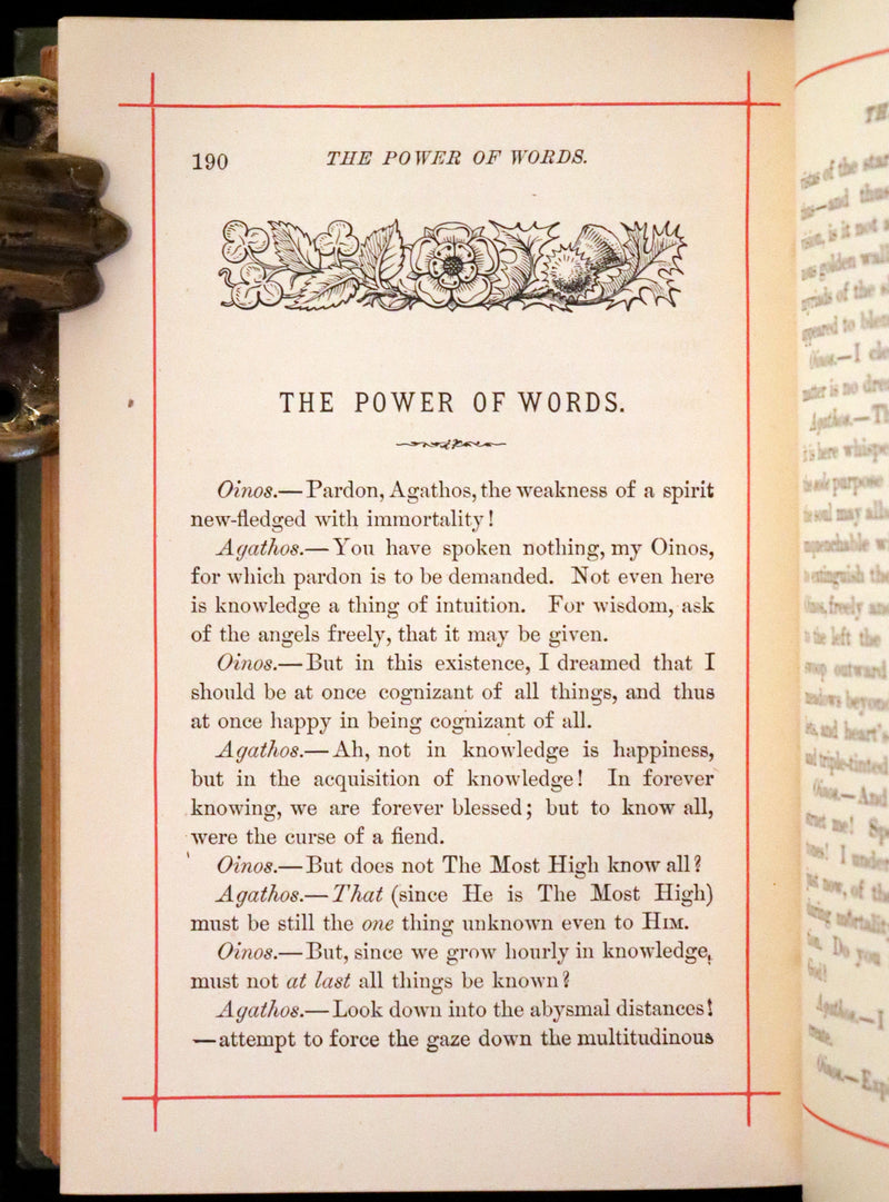 1882 Rare Book - Poems by Edgar Allan Poe with Memoir (The Raven, Lenore,...). Illustrated.
