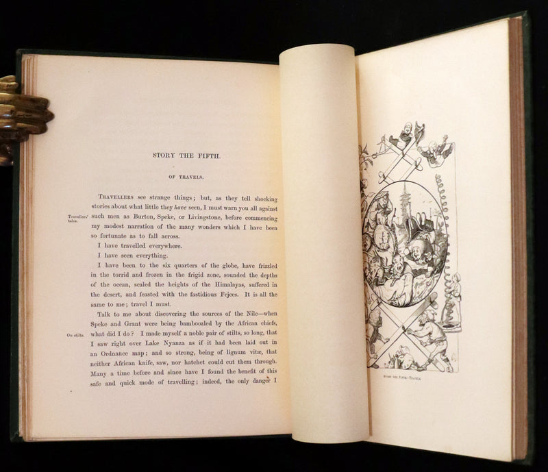 1865 Rare First Edition - The Surprising, Unheard of, and Never-to-be-Surpassed Adventures of Young Munchausen.