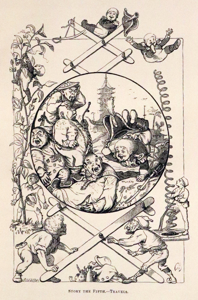 1865 Rare First Edition - The Surprising, Unheard of, and Never-to-be-Surpassed Adventures of Young Munchausen.